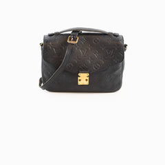Louis Vuitton Pochette Metis Black Empreinte
