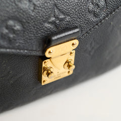 Louis Vuitton Pochette Metis Black Empreinte