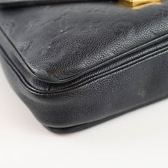 Louis Vuitton Pochette Metis Black Empreinte