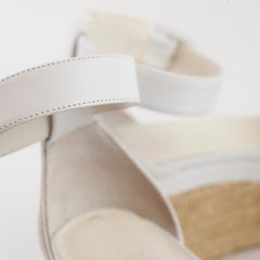 Hermes Elda Espadrille 37 White