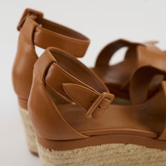 Hermes Elda Espadrille 36 Tan