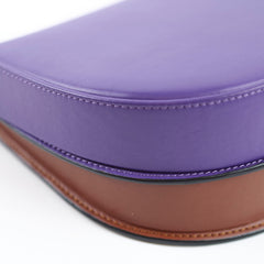 Loewe Purple Brown Heel Duo Bag