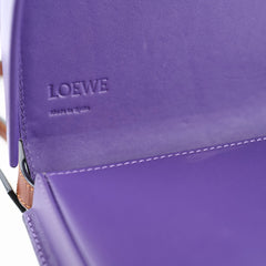 Loewe Purple Brown Heel Duo Bag