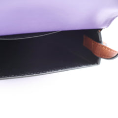 Loewe Purple Brown Heel Duo Bag