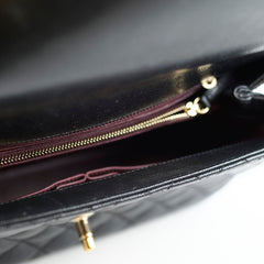 Chanel Coco Handle Caviar Black Medium