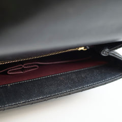 Chanel Coco Handle Caviar Black Medium