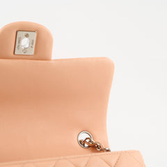 Chanel Rectangle Mini Peach Lambskin SHW 29 series