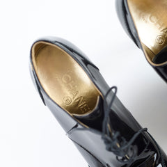 Chanel Ankle Boots Patent Black Size 39C
