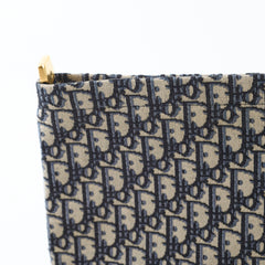Christian Dior Oblique Clutch Bag Navy Blue
