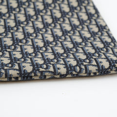 Christian Dior Oblique Clutch Bag Navy Blue