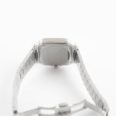 Cartier Santos Diamond Bezel Watch Automatic