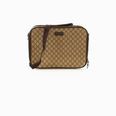 Gucci GG Surpreme Canvas Laptop Case Brown