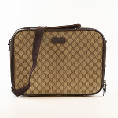 Gucci Gucci GG Surpreme Canvas Laptop Case Brown