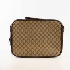 Gucci Gucci GG Surpreme Canvas Laptop Case Brown
