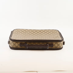 Gucci Gucci GG Surpreme Canvas Laptop Case Brown