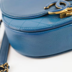 Chanel Small Coco Curve Flap Bag Blue