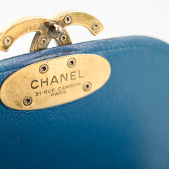 Chanel Small Coco Curve Flap Bag Blue