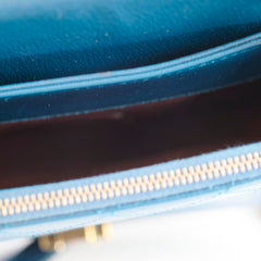 Chanel Small Coco Curve Flap Bag Blue