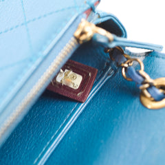 Chanel Small Coco Curve Flap Bag Blue