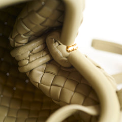 Bottega Veneta Mini Handle Sage 9/10