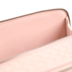 Bottega Veneta Intrecciato Double Zip Camera bag Dusty Pink