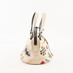 Bottega Veneta Abstract Tambura Crossbody Intrecciato Multicolor