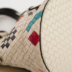 Bottega Veneta Abstract Tambura Crossbody Intrecciato Multicolor