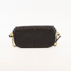 Louis Vuitton Ivy Wallet On Chain Empreinte Black