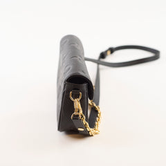 Louis Vuitton Ivy Wallet On Chain Empreinte Black