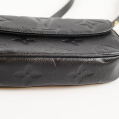 Louis Vuitton Ivy Wallet On Chain Empreinte Black