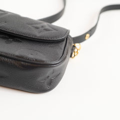 Louis Vuitton Ivy Wallet On Chain Empreinte Black