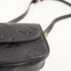 Louis Vuitton Ivy Wallet On Chain Empreinte Black