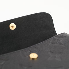 Louis Vuitton Ivy Wallet On Chain Empreinte Black