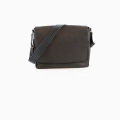 Louis Vuitton Roman MM Messenger Taiga Leather Dark Grey