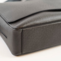 Louis Vuitton Roman MM Messenger Taiga Leather Dark Grey