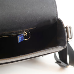 Louis Vuitton Roman MM Messenger Taiga Leather Dark Grey
