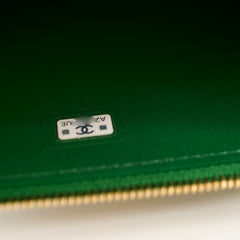 Chanel Small Vanity Case Green Crocodile-Embossed Calfskin (2026)