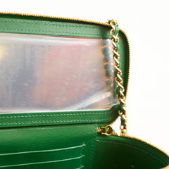 Chanel Small Vanity Case Green Crocodile-Embossed Calfskin (2026)