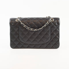 Chanel Medium Classic Double Flap Bag Caviar Black SHW