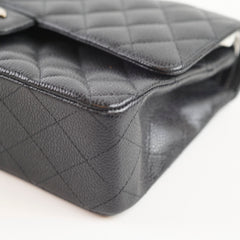 Chanel Medium Classic Double Flap Bag Caviar Black SHW