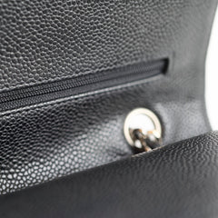Chanel Medium Classic Double Flap Bag Caviar Black SHW