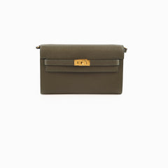 Hermes Kelly To Go Epsom Dark Green - Stamp Z