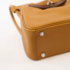 Hermes Mini Lindy Sesame Swift/ Blue Brume Verso Z Stamp