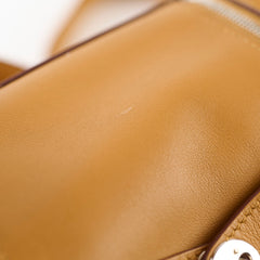 Hermes Mini Lindy Sesame Swift/ Blue Brume Verso Z Stamp