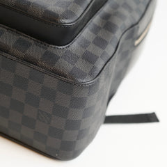 Louis Vuitton Josh Damier Graphite Black/Grey Canvas Zip Backpack