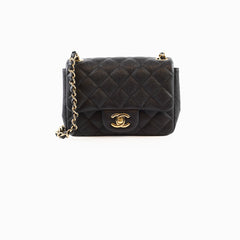 Chanel Mini Square Classic Flap Caviar Black