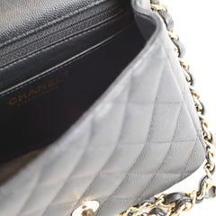 Chanel Mini Square Classic Flap Caviar Black