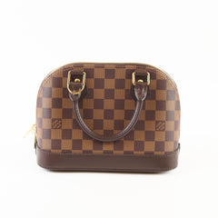 Louis Vuitton LV Alma BB Damier Ebene - Microchipped