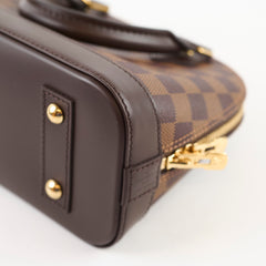 Louis Vuitton LV Alma BB Damier Ebene - Microchipped