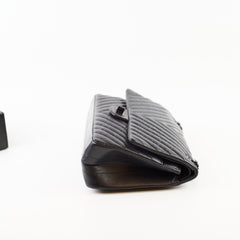 Chanel So Black Reissue 2.55 Flap Chevron Lambskin